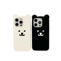 Bear For iPhone 16 15 14 13 12 11 Pro Max Case Soft Silicone Soft Case