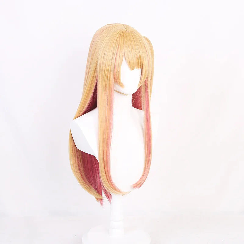 Anime Oshi No Ko Cosplay Wig Hoshino Ruby Cosplay Wig with Rose net Heat Resistant Synthetic Wigs Daily Cosplay Party wig