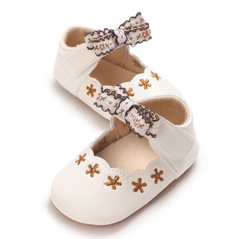 Baby Casual Shoes Infant Toddler Bowknot Non - slip Rubber - View 3 | SAMAG