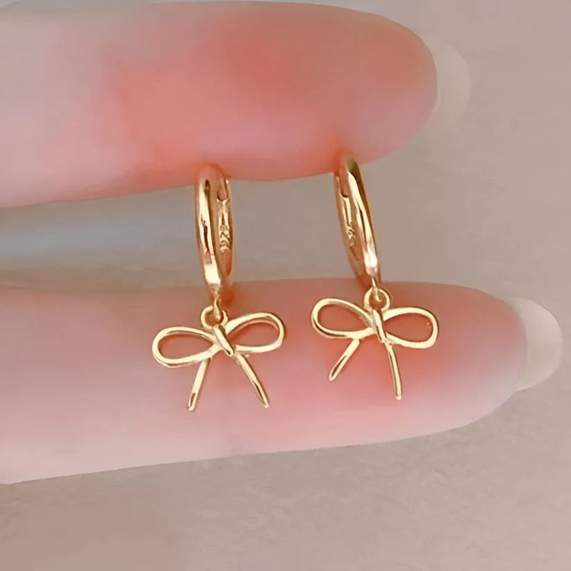 VENTFILLE 925 Sterling Silve Star Hoop Earring for Women Zircon Geometry Wide Office Versatile Jewelry Birthday Gift Dropship