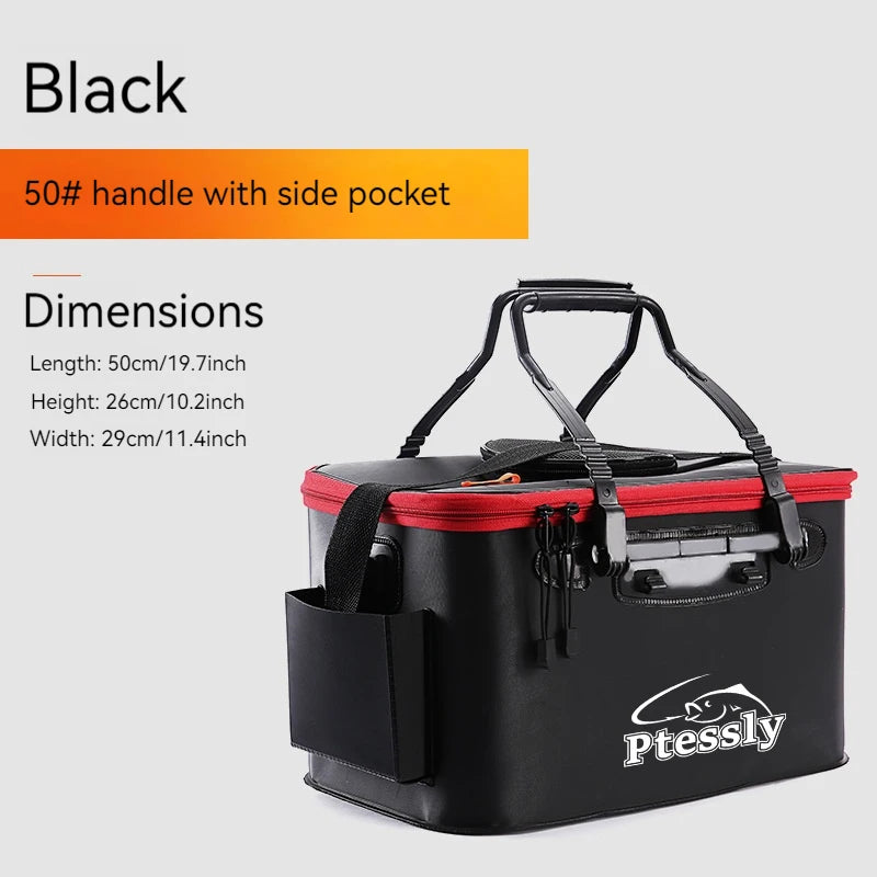 Portable EVA Fishing Bag, Foldable Bucket, Live Fish Box | SAMAG