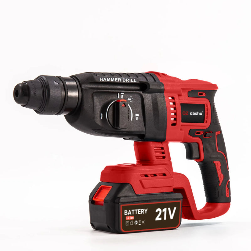 Brushless Power Tool Kit - 21V Lithium Electric Impact Wrench, Angle Grinder & Hammer Drill with Battery - View 5 | SAMAG