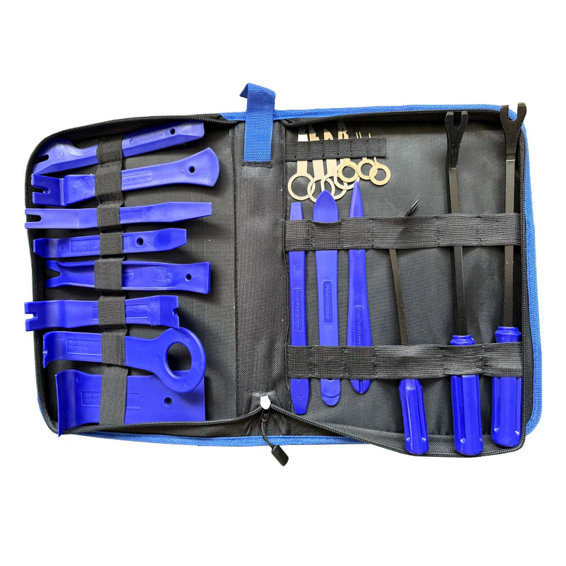 19 PCS Hand Tool Car Disassembly Tools Set DVD Stereo Refit Kits Interior Plastic Trim Panel Dashboard Removal Tool Repair Tools