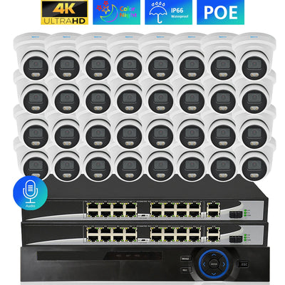 TOPROHOMIE H.265 32CH 4K Security Camera System 8MP | SAMAG