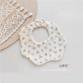 Newborn Baby Bibs for Boy Girl Cute Animal Burp Cloths Cotton Muslin Soft Infants Breathable Feeding Bibs Feeding Accessories