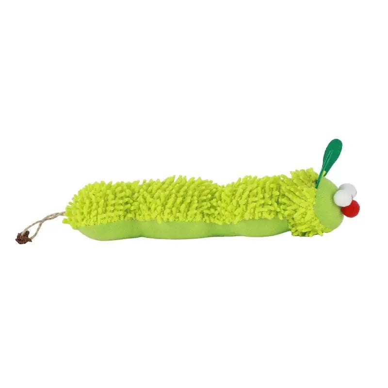 Cat Chew Toys Caterpillar Catnip Molar Toy Silvervine Cat Teaser Interaction Toy Clean Mouth Kitten Toy Pet Supplies Accessories