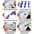 Car Dent Repair Tool Auto Body Part Mechanical Sheet Metal Paintless Dent Removal Puller Kit Hand Tools Kit Set