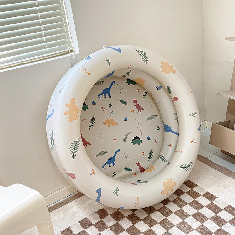 87cm Baby Inflatable Swimming Pool Outdoor Paddling Pool Infant Pool Round Children Room Bath Swimming Ring Summer Bathing Pool
