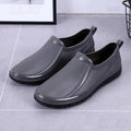 Men's Rain Boots Short Tube Anti-slip Waterproof Kitchen Shoes Work Shoes Fishing Shoes Construction Wear Resistant Rubber Shoes