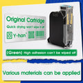 Yhan 2588 compatible quick-dry ink cartridge 12.7mm print height universal for unencrypted handheld printer