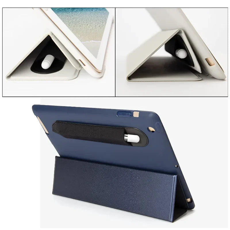 Universal Sticky Stylus Holder, Self-Adhesive Sleeve Pouch for Apple iPad Pencil 1/2, Attached Pen Bag Holder