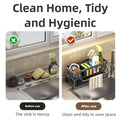 Multifunctional Sponge Rack Drainer Kitchen Shelf Sink Rag Dishwashing Detergent Dishcloth Organiser Storage - View 5 | SAMAG