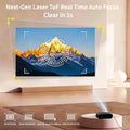 4K Ultra HD Projector HDMI 2.4+5G WiFi Video Movies Auto Focus Beamer 4000 ANSI Daytime Smart Google TV Home Theater Projector