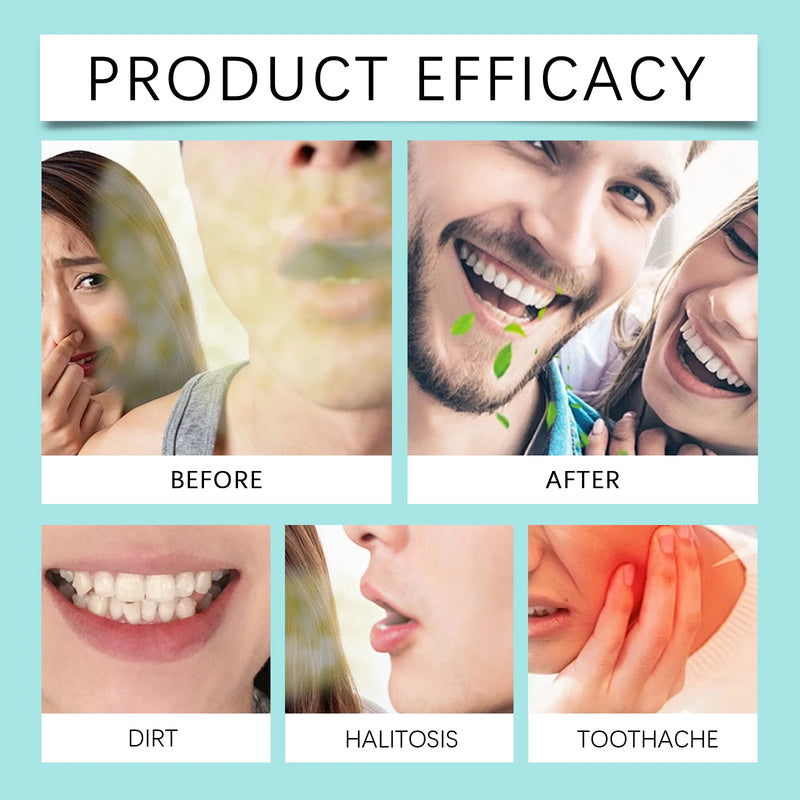 Coconut Mint Pulling Oil Mouthwash Alcohol-Free Teeth Stains Remover Whiten Odor Removal Fresh Breath Oral Hygiene Toothpaste