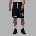 Nike genuine JORDAN men's basketball knitted breathable lace up shorts DZ4123-010