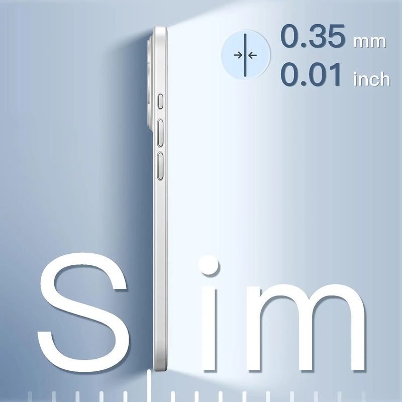 0.3mm Ultra Thin Matte Hard Case For iPhone 15 14 Plus 13 12 Mini 11 Pro Max SE 2 3 Transparent PP Soft Shell Slim Back Cover