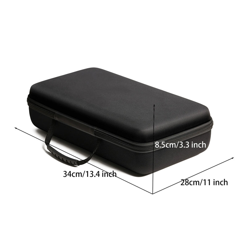 Hard-Shell 15 Slots Watch Storage Organizer Case, Watch Carry Box Fit Large And Small Watches, With Soft Foam Pillow