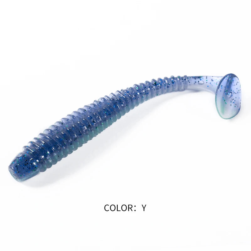 2023 Supercontinent Impact Ring Shad Fishing Lure Soft 20pcs 10pcs 6pcs Plastics Baits Swimbait Jigging Lure Artificial Baits