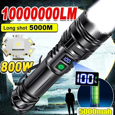 Rechargeable GT10 Flashlight Super Bright Portable | SAMAG