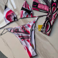 Women's Scarf Swimsuits with Letter Signature Logo Lady | SAMAG