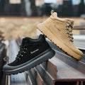 Welding Shoes Men Indestructible Work Safety Boots Cow Leather Steel Toe Safety Shoes Men Security Protective Work Shoes