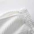 Men's Diamond Jacquard Hooded Outfits, White Half Button | SAMAG