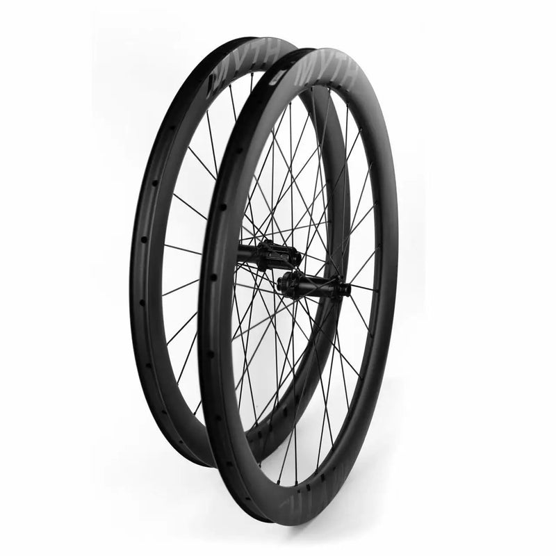 BIKE MYTH TCW50 Road Bike Wheelset 50mm Aero Rim Disc Brake Wheelset Carbon Fiber 700C Tubeless Wheelset Bicycle Rac