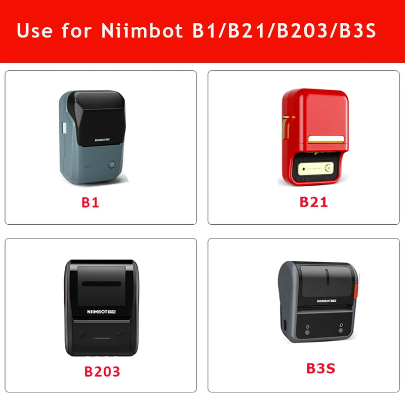 Niimbot B21/B1/B31/B203/B3S Matte Silver Thermal Label Sticker Paper Clothing Tag Commodity Price Food Self-Adhesive
