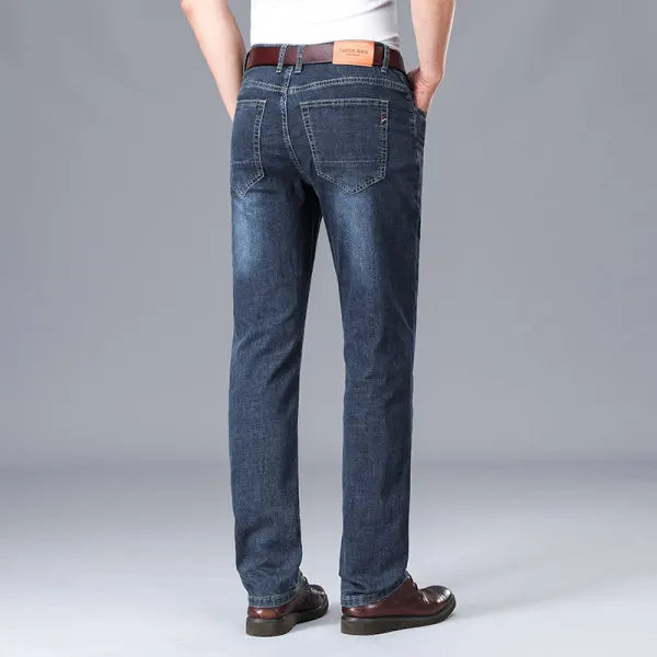 Summer Brand Business Casual Men's Straight Denim | SAMAG