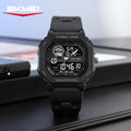 SKMEI 2641 Military Countdown Mens Wristwatches Chrono Alarm Watches Dual-display Digital Watch for Men Waterproof Relojes