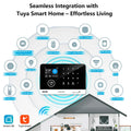 FUERS Tuya Smart  WIFI GSM G03 DIY Alarm System Smart Home Security Alarm System Ant-theft 433Mhz Burgla With Door Motion Sensor