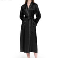 Birdtree 22 Momme 100%Pure  Silk Long Robe for Women Silky Sleepwear Ladies Elegant Nightgown Natural Pajamas P3D047QM
