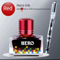 Hero 12 Colors Non-Carbon Ink 40ml Waterproof Quick Dry Fountain Pen Calligraphy Drawing Ink