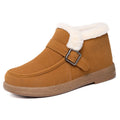 Fashion Warm Women's Ankle Boots Outdoor Shoes For Ladies 2026 Winter Flat Snow Boots Solid  Women's Shoes Soft Sole Comfortable