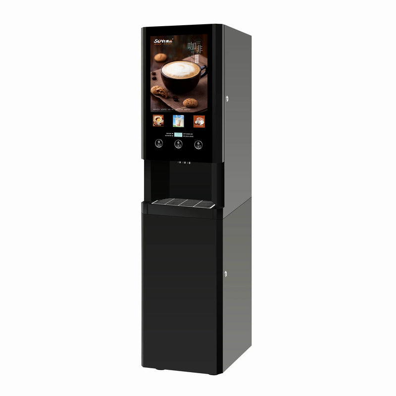 E-30S 3 Hot Instant Coffee Machine Fully Automatic Milk Tea Vending Machine For Commercial Use
