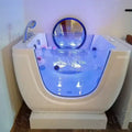 l Home Freestanding Hydrotherapy Baby SPA Bathtub Massage Thermostat Soaking Bathtub Acrylic Children's Bathtub