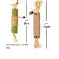 NEW 1/2PCS Cat Toys Made Of Wood Knotweed Teething Sticks Insect Galls Raffia Sisal Rope Teeth Cleaning Toys Cat Teasing Sticks