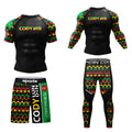 Cody Lundin Durability MMA BJJ Rash Guard Tight Exercise Jogging T - Shirts+Pants 3D Print Compression - View 9 | SAMAG