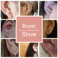 2.5-6mm Ball Stud Earrings 925 Sterling Silver High Quality Ear Studs Piercing Cartilage Small Balls Earring Body Accessories