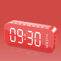 Large LED Screen LED Mirror Screen Alarm Clock Portable Dual Alarm Digital Clock Smart Digital Display FM Radio Clock Student