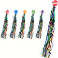 Comet Balls Bouncy with Colorful Streamers Mini Rubber | SAMAG