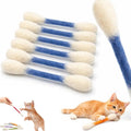 Cotton Swabs Cat Toys with Catnip Kitten Chew Sticks for Indoor Boredom Durable Dental Teething Ropes cat Lover Gift Accessories