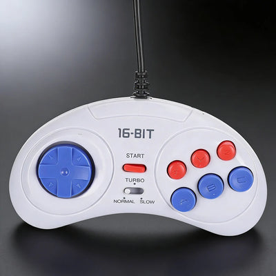 16Bit 9-Pin Mini Handheld Game Console, Ergonomic Gaming | SAMAG