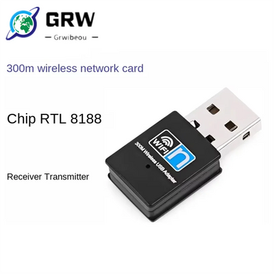 300Mbps Mini USB Wireless Wifi Adapter Wi Fi Network LAN Card 802.11b/g/n RTL8188 Adaptor for PC Desktop Computer | SAMAG