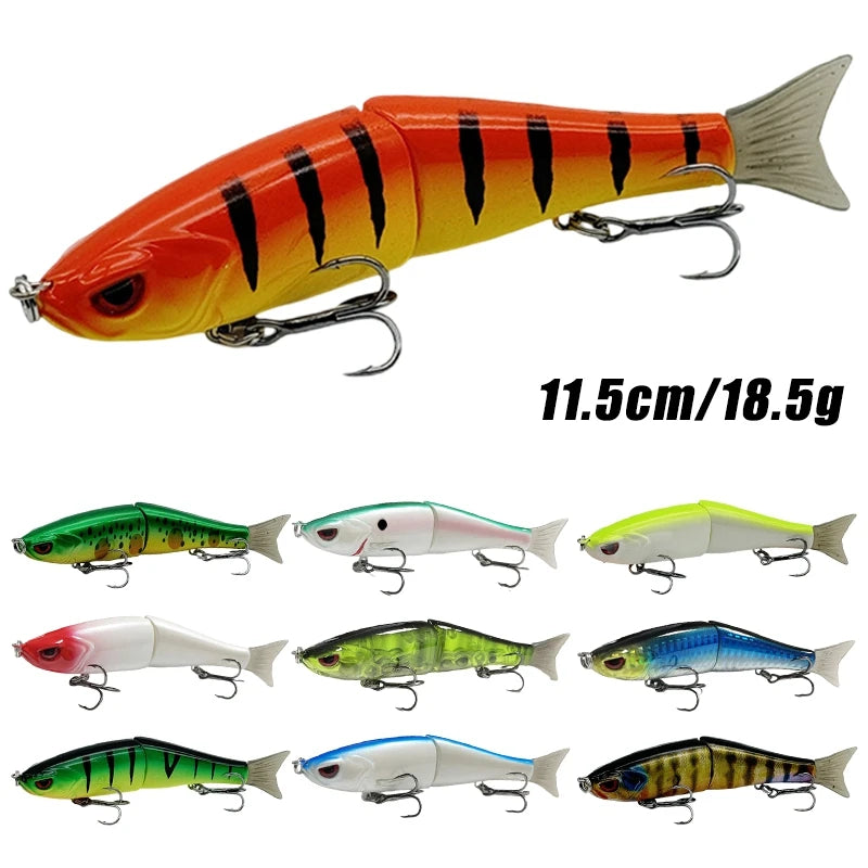 11.5cm 18.5g Balam Glide Bait Swimbait Joint Giant Pike | SAMAG