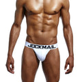 JOCKMAIL brand mens bikini underwear cotton classic basics sexy men briefs U Convex calzoncillos hombre cueca gay men Underpants