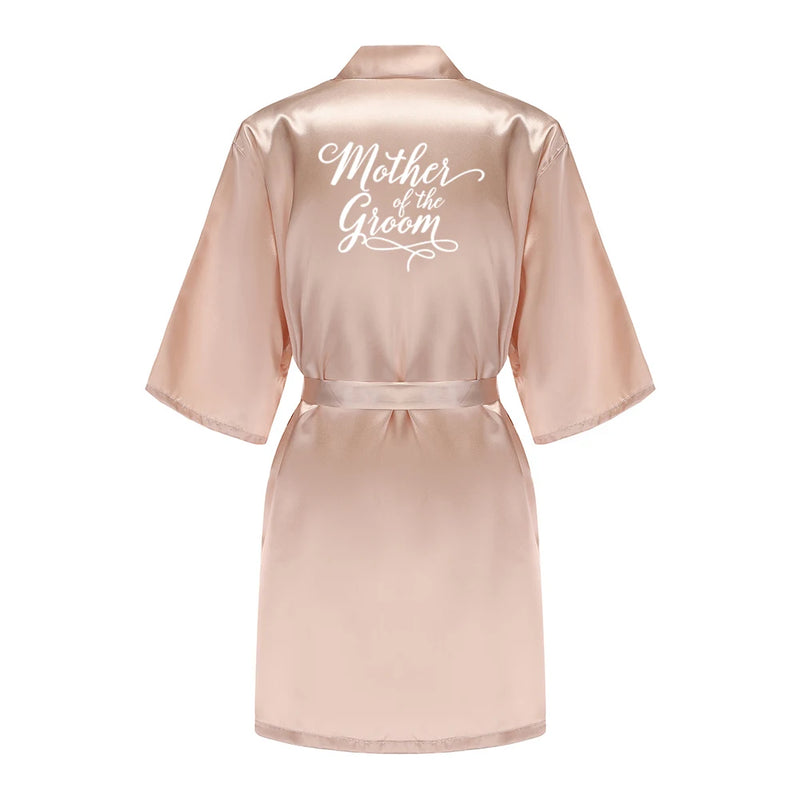 Champagne Women's Bride Bridesmaid Robes for Bridal Party | SAMAG