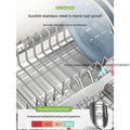 304 Stainless Steel Dish Storage Rack Kitchen Multifunctional Drain Countertop Accessories - View 3 | SAMAG