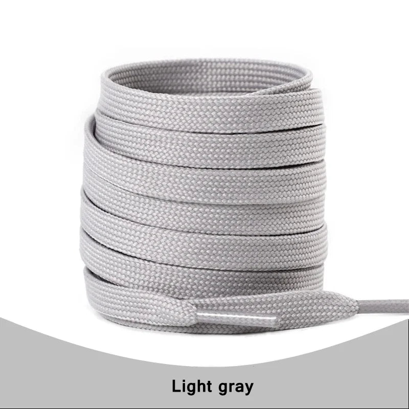 1Pair Sneakers Shoelaces Shoes Accessories Laces for Shoes Unisex Flat Shoe Lace Classic Shoelace Af1 Solid Color Shoe Strings