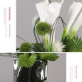 Elegant Artificial Flower Vase Set Home Office Decor Flower Arrangements Model Room Display